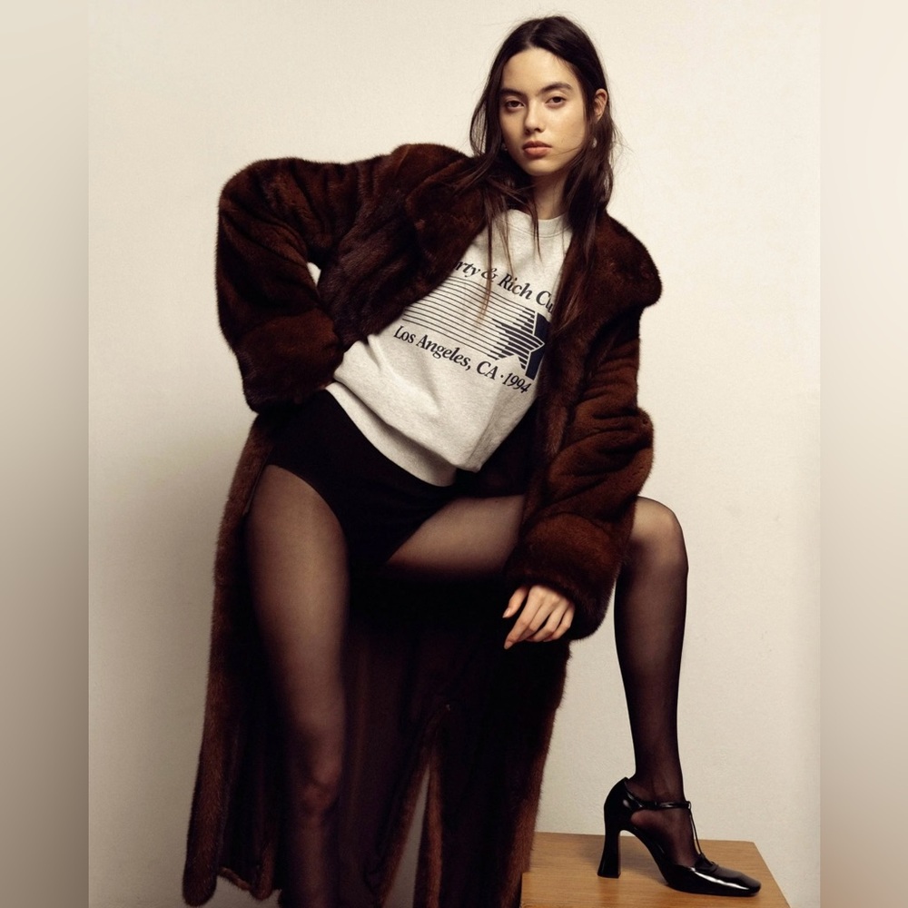 SPORTY & RICH starter crewneck sweatshirt
